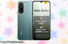 Potente y resistente móvil Xiaomi POCO C81 Pro con batería dura, pantalla gigante y cámara AI. ¡Aprovecha este preciosísimo chollazo antes de que se agote!