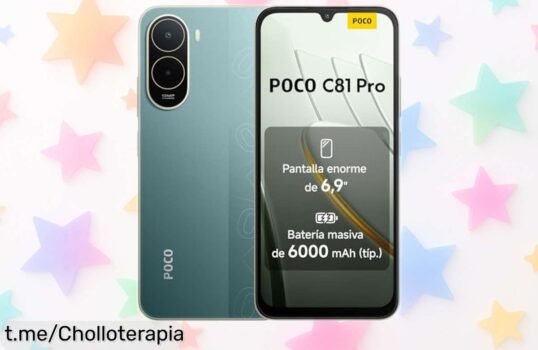Potente y resistente móvil Xiaomi POCO C81 Pro con batería dura, pantalla gigante y cámara AI. ¡Aprovecha este preciosísimo chollazo antes de que se agote!