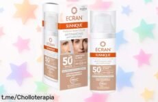 Protector facial ECRAN SUNNIQUE SPF 50+: cuida tu piel, unifica el tono y ahora lo tienes a un precio regalado que no querrás dejar escapar. ¡Consíguelo ya!