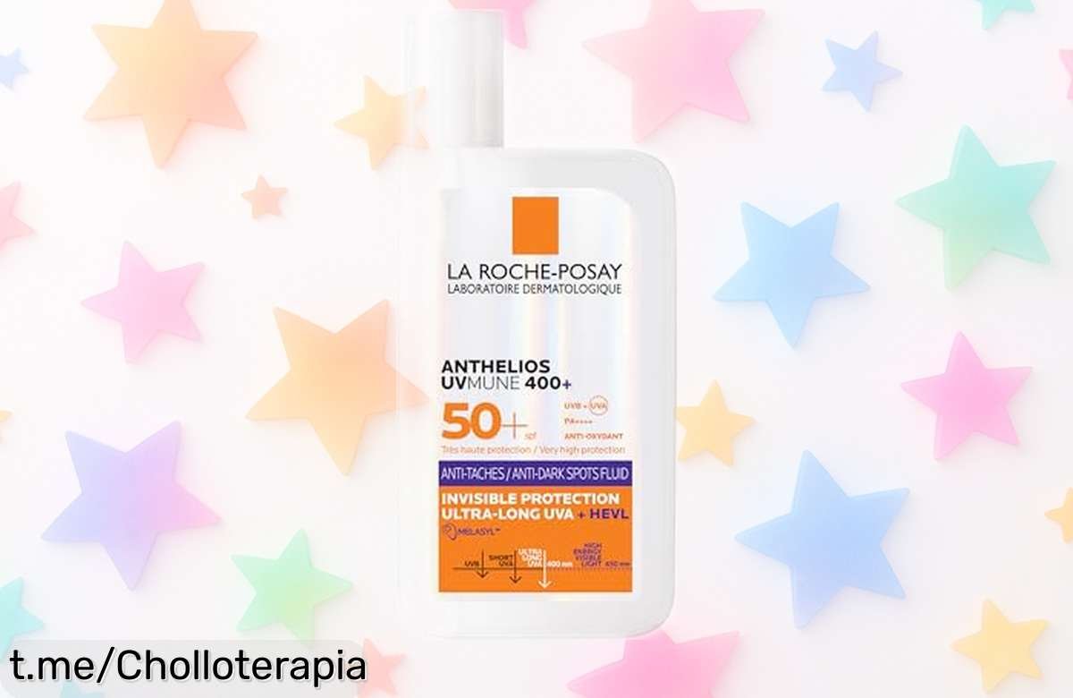Protector solar La Roche-Posay Anthelios UVMUNE 400 SPF 50+ a un precio tirado: controla manchas y se absorbe al instante, ¡aprovéchalo antes que desaparezca!