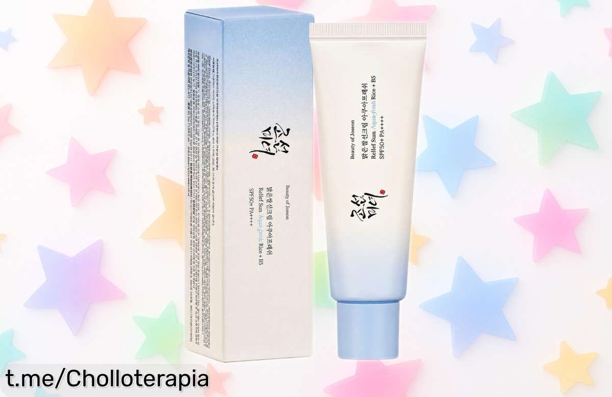 Protector solar facial Beauty of Joseon: hidratación ligera y precio regalado que no querrás dejar pasar para cuidar tu piel todo el día. ¡Hazte con él ya!