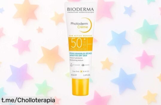 Protege tu piel con la crema solar Bioderma Photoderm SPF50+, ¡ofertón increíble para que brilles esta temporada y cuides tu belleza sin gastar de más!