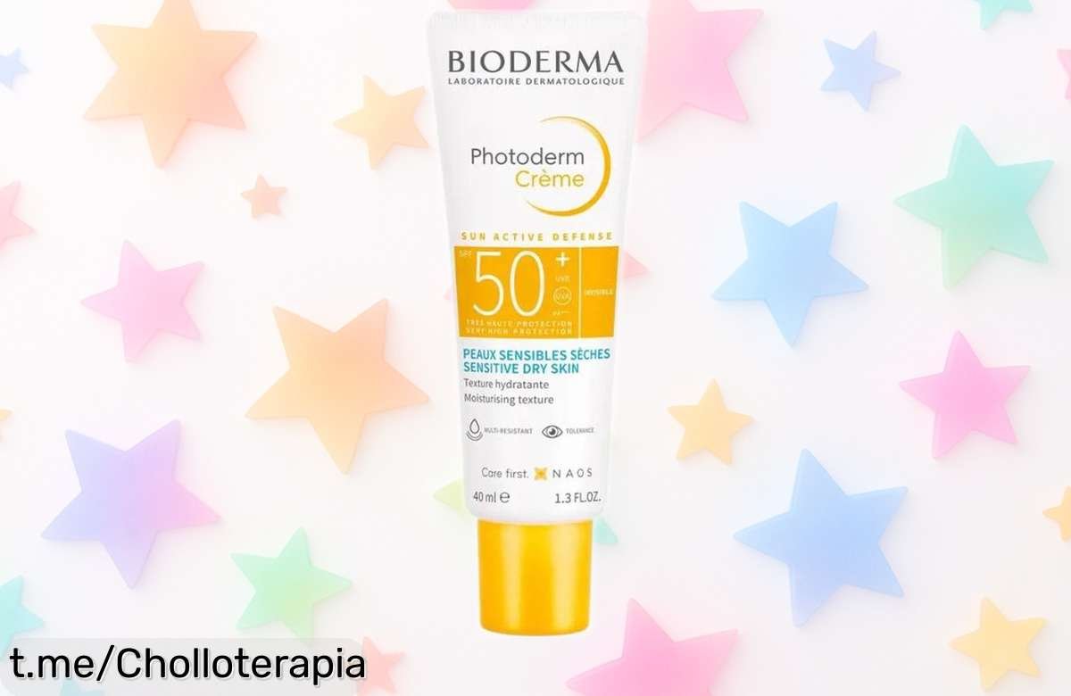 Protege tu piel con la crema solar Bioderma Photoderm SPF50+, ¡ofertón increíble para que brilles esta temporada y cuides tu belleza sin gastar de más!