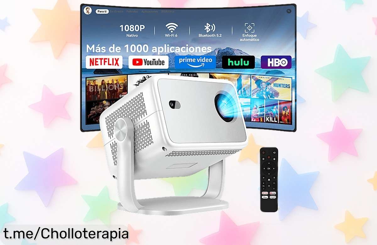 Proyector Full HD HUIDUN PT10 con calidad 1080p a precio loco, ideal para tus pelis y juegos; ¡no dejes pasar este ofertón que te hará disfrutar cada momento!