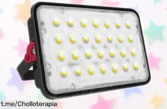 Proyector exterior LED CREAETAR de 50W a precio loco: ilumina tu jardín con 5000 lúmenes y resiste cualquier clima, ¡una oportunidad única que no puedes dejar escapar!