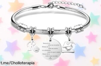 Pulsera con iniciales de Astellea a precio de ganga, un regalo lleno de buen rollo para graduaciones que ¡no puedes dejar escapar! Siente la conexión y haz sonreír hoy mismo.