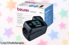 Pulsioxímetro Beurer PO 45 a precio de risa: controla tu oxígeno y pulso fácil, ideal para deportistas. No dejes pasar esta oportunidad que cuida tu salud sin esfuerzo.