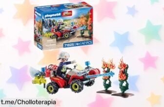 Quad de bomberos PLAYMOBIL 71825 a precio loco, perfecto para aventuras sin parar. ¡No dejes escapar esta oportunidad y despierta la imaginación de tus peques!