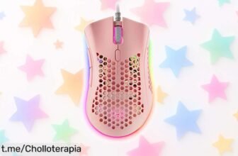 Ratón gaming Mars Gaming MMEX ultra ligero con sensor de 32000 DPI, ¡no te pierdas este ofertón que transformará tus partidas en pura adrenalina!