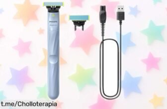 Recortadora de barba Philips OneBlade QP1324/30, el chollo que cuida tu piel mientras te afeitas y se carga en cualquier lado. ¡No dejes pasar esta oferta a tiempo!