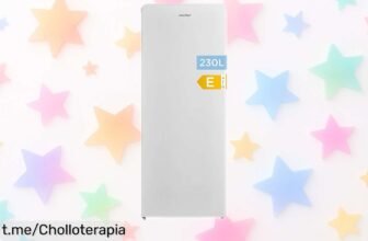 Refrigerador Comfee RCD235WH2EU, el ofertón silencioso que transforma tu cocina; aprovecha este chollo y disfruta de frescura en casa, nunca lo encontraras a mejor precio.