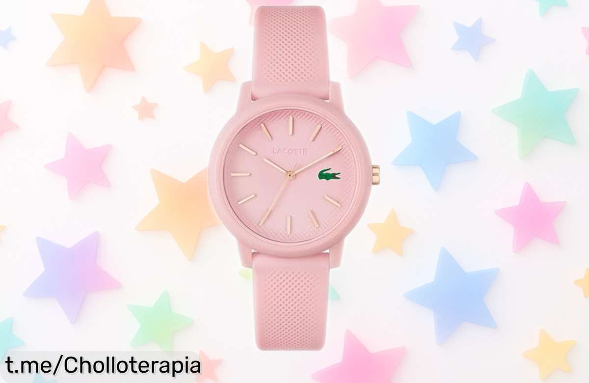 Reloj analógico Lacoste para hombre o mujer con diseño moderno y resistencia al agua, ¡super chollo que no puedes dejar escapar!