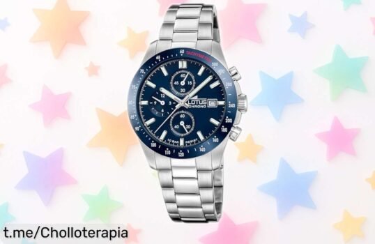 Reloj clásico Lotus 18994/6 para hombre, con cronógrafo y calendario a un precio de ganga que no podrás dejar pasar. ¡Hazlo tuyo y marca la diferencia hoy mismo!