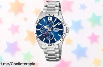 Reloj de pulsera hombre Lotus 18812/1, elegante y a precio tirado para que luzcas genial sin complicaciones, ¡no dejes escapar este super chollo!