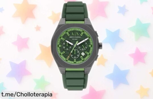 Reloj elegante para hombre Armani Exchange con cronógrafo, diseño moderno y precio regalado que hará brillar tu estilo diario ¡Consíguelo antes de que se agote!