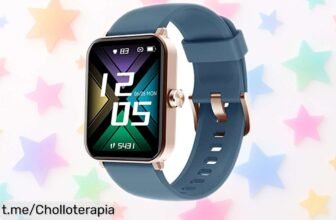 Reloj inteligente HUAKUA con llamadas y pulsómetro, ahora a un precio loco que no puedes dejar pasar: cuida tu salud mientras disfrutas cada momento.