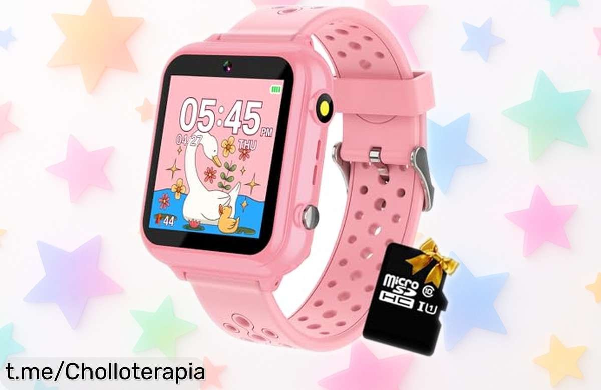 Reloj inteligente Retysaz M1 para peques: diversión con 24 juegos y botón SOS, ahora a un precio que no cuadra. ¡Hazlo tuyo y sorprende a los pequeños ya!
