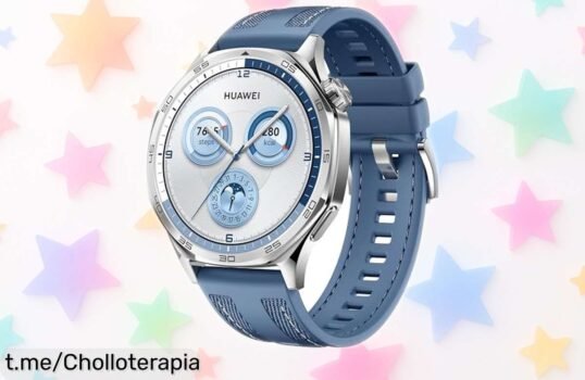 Reloj inteligente para running y ciclismo Huawei Watch GT 5, precio de ganga que no podrás creer: ¡dos semanas de batería y listo para cualquier aventura!