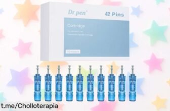 Renueva tu piel en casa con los cartuchos de agujas Dr.pen Ultima A8S/M8S/A11, pack de 10 unidades a un precio regalado que no puedes dejar pasar.