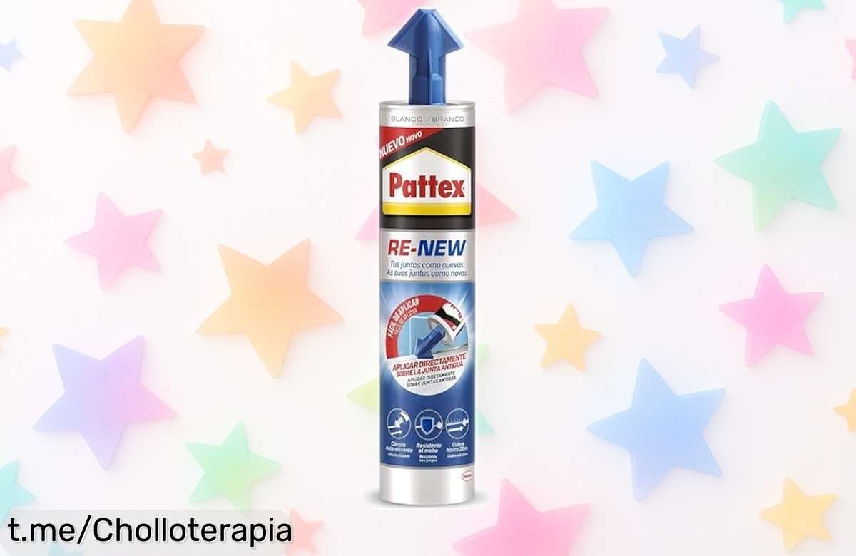 Renueva y sella tus juntas en un instante con Pattex RENEW, ¡ofertón de silicona blanca que combate el moho! Pon fin a los desordenes hoy mismo.
