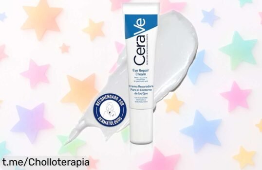 Revitaliza tu mirada con la crema para el contorno de ojos CeraVe que reduce bolsas y ojeras al instante, ¡aprobéchatelo a un precio loco y siente la frescura ya!