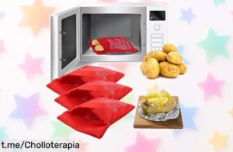 Revolucionaria bolsa reutilizable para cocinar patatas perfectas en solo 4 minutos, ahora a un precio tirado que no podrás dejar pasar. ¡Cocina fácil y disfruta al máximo!