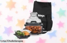 Revolucionaria freidora de aire Ninja CRISPi 3,8 L a precio de ganga: cocina fácil y saludable con dos recipientes ¡Aprovecha esta oferta limitada antes que se acabe!
