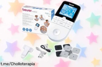 Revolucionario dispositivo TENS/EMS Beurer EM 49 que alivia el dolor y relaja con masajes, ahora a precio de ganga: ¡no te lo pierdas!