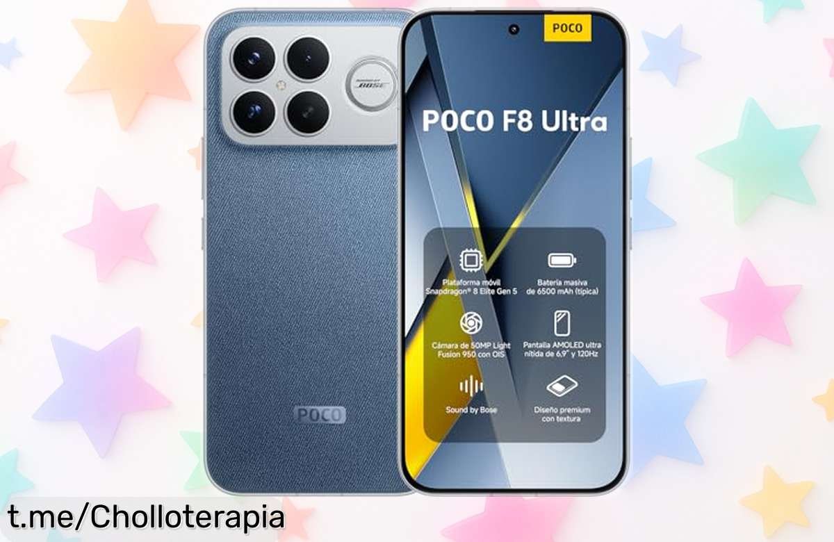 Revolucionario móvil Xiaomi POCO F8 Ultra con pantalla AMOLED y súper batería, ¡precio loco que no puedes dejar escapar! La tecnología al alcance de tu mano.