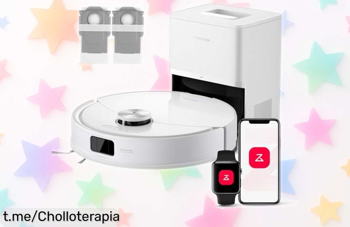 Robot aspirador con fregasuelos Roborock Q10 S5+ para que limpies sin esfuerzo y aproveches este chollazo de funcionamiento automático, ¡tu casa relucirá en un abrir y cerrar de ojos!