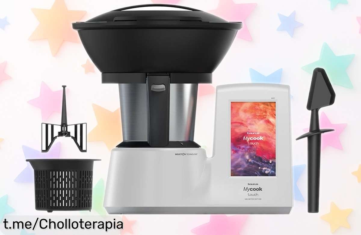 Robot de cocina Mycook Touch Unlimited Edition a precio de escándalo: simplifica tu vida y disfruta cocinando sin complicaciones. ¡No te lo pierdas, date prisa!