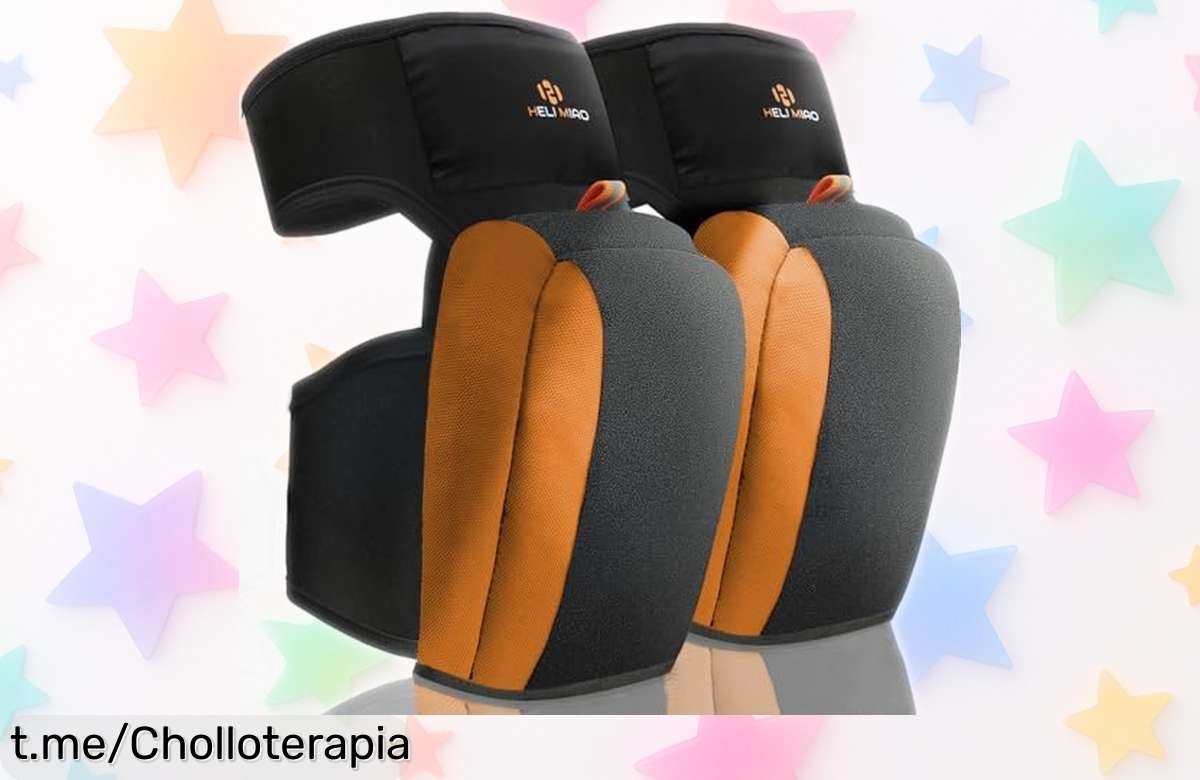 Rodilleras de trabajo HELI MIAO que se quedan fijas y evitan resbalones en suelos helados, no dejes escapar este chollo para cuidar tus rodillas mientras curras duro.