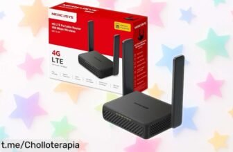 Router portátil 4G MERCUSYS MB113‑4G, la conexión rápida que necesitas para 32 dispositivos ¡Con batería USBC y un ofertón que no puedes dejar escapar!