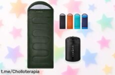 Saco de dormir ultraligero Coolzon, el mejor aliado para tus acampadas: ahora a un precio loco que no puedes dejar pasar. ¡Prepárate para vivir aventuras cómodamente!