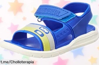 Sandalias Chicco para niños: Calzado rápido, perfecto para playa o piscina a un precio increíble. Haz que sus pies brillen con estilo esta temporada y no dejes pasar esta oportunidad única.