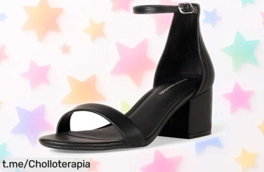 Sandalias de tacón ancho Amazon Essentials: elegancia y estabilidad a un precio que parece un regalo, ¡hazte con ellas antes de que vuelen!