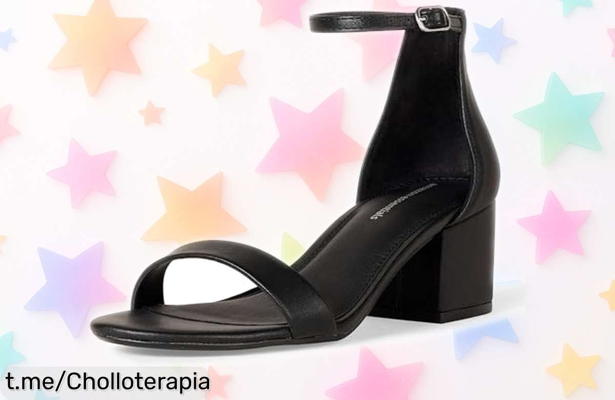 Sandalias de tacón ancho Amazon Essentials: elegancia y estabilidad a un precio que parece un regalo, ¡hazte con ellas antes de que vuelen!