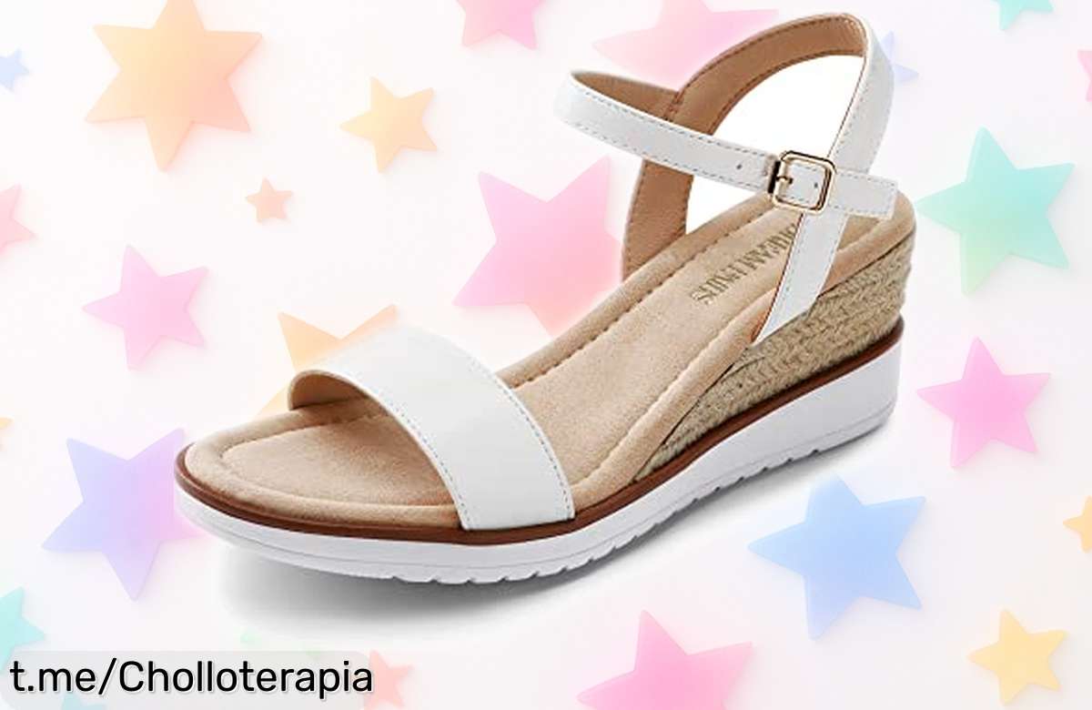 Sandalias de vestir DREAM PAIRS con tacón cuña: ¡Descuentazo a precio de risa para lucir perfecta en cualquier ocasión! No te las pierdas, es tu momento de brillar.