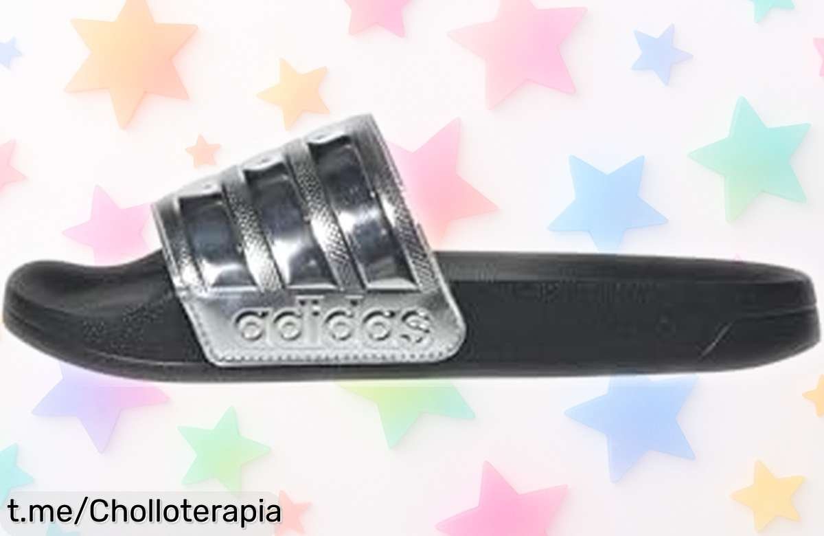 Sandalias slide Adidas Adilette, un ofertón increíble que se adapta a ti: no te quedes sin ellas y dale a tus pies el descanso que merecen. ¡Aprovecha ya esta oportunidad única!