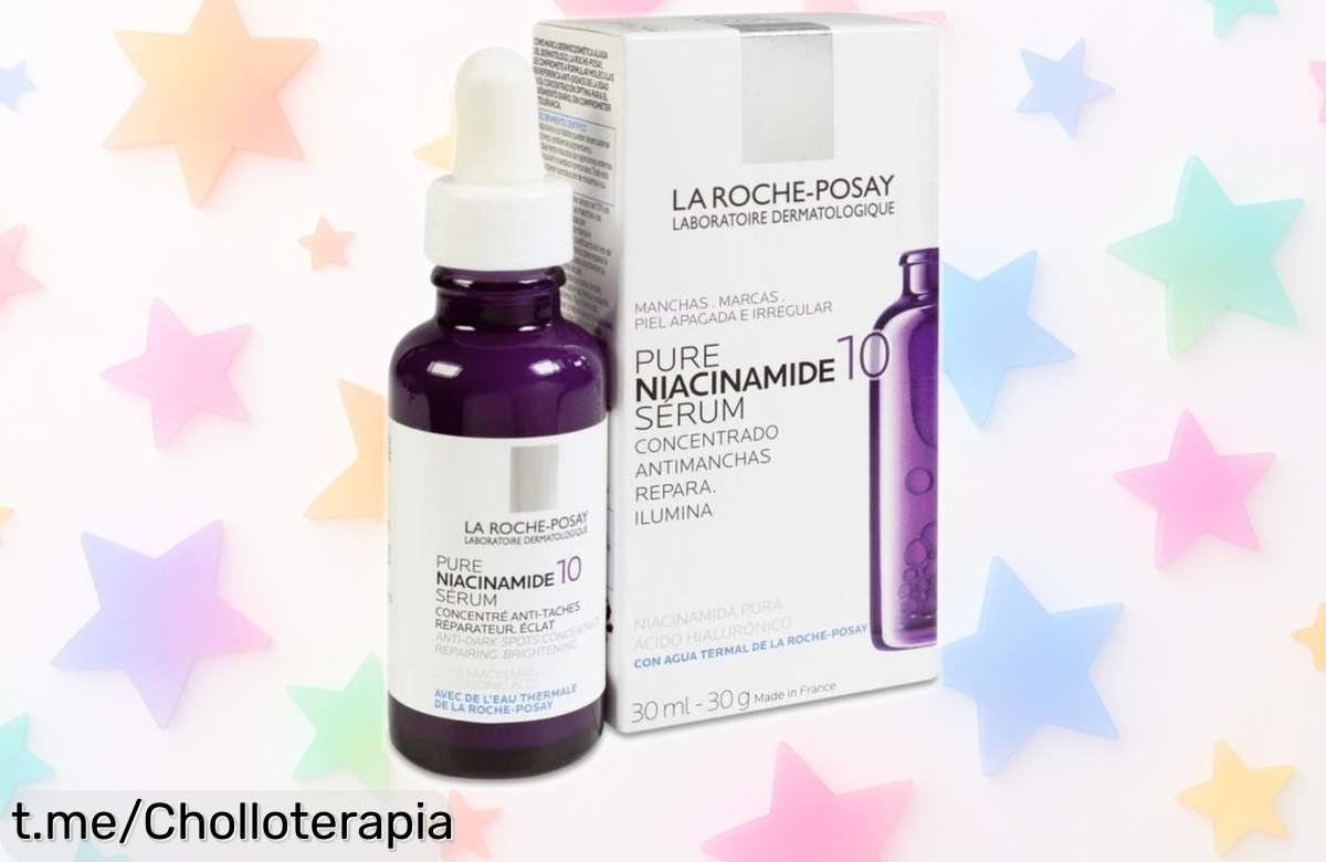 Sérum La Roche-Posay Pure Niacinamide 10 para una piel perfecta: ¡reducimos el precio a locura! Di adiós a manchas y granitos mientras cuidas tu piel.