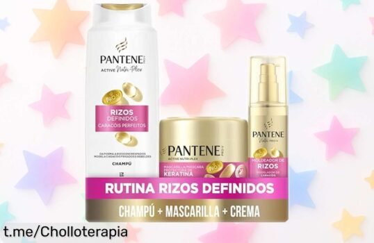 Set Pantene ProV para rizos que transformará tu pelo con un precio loco, ¡no dejes pasar esta oportunidad y presume de unos rizos fuertes y definidos ahora mismo!
