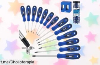 Set de 14 destornilladores Torx Sinoer con punta magnética a un precio increíble, ¡no te quedes sin ellos y disfruta de la seguridad en cada tornillo que aprietas!