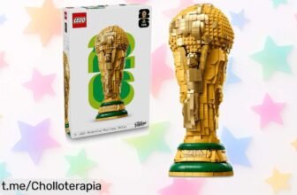 Set de construcción LEGO 43020 de la Copa Mundial FIFA: el chollazo perfecto para los peques futboleros que harán volar su imaginación y darán vida a sus habitaciones. ¡No te lo pierdas!