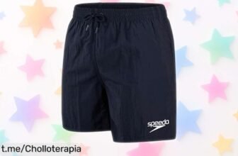 Short de baño Speedo Essential con bolsillos drenantes y cintura ajustable a precio loco, ¡no te lo puedes perder! Aprovéchate del chollo y disfruta sin preocupaciones.
