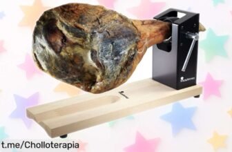 Soporte de jamón de madera con base de acero inoxidable Bergner Masterpro, la calidad que mereces a un precio regalado que no podrás rechazar. ¡Hazte con él antes de que se acabe!