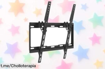 Soporte tiltable Equip para TV de 32 a 55” ahora con un precio rebajado y fácil instalación, ¡aprovecha este chollo y transforma tu sala en minutos!