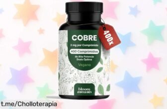 Sorprendente cobre vegano en comprimidos de calidad alemana: ¡400 unidades a un precio espectacular que cuida tu salud no puede esperar!