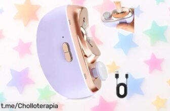 Sorprendente cortaúñas eléctrico 3 en 1 con luz LED y recarga USBC, ahora a un precio loco que no puedes dejar escapar ¡cuida tus uñas sin ruidos ni complicaciones!