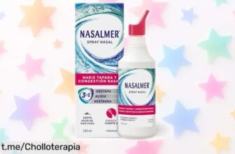 Spray nasal Nasalmer de agua de mar, el aliado perfecto para despejar tu nariz al instante. ¡No pierdas esta oportunidad y respira con libertad ahora mismo!
