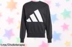 Sudadera clásica de hombre adidas Essentials con logo XXL a precio loco: renueva tu look fácil y rápido, ¡no te quedes sin la tuya antes de que se agoten!